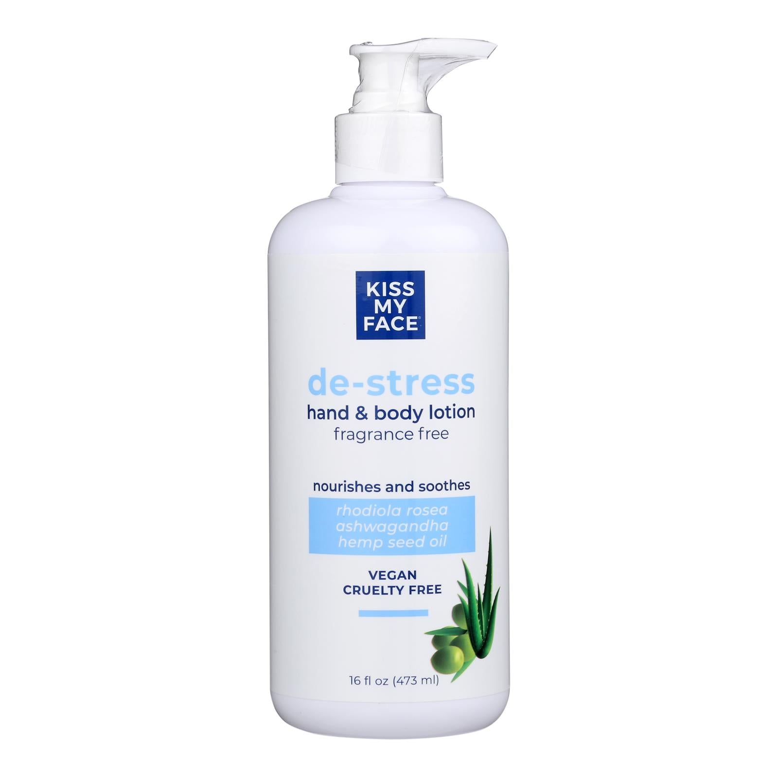 Kiss My Face - Ltn Hnd&bdy De-stress Fat Free - 1 Each-16 Fz - Maras Green