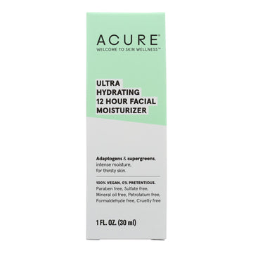 Acure - Moist Ultra Hydrtng 12hr - 1 Each - 1 Fz - Maras Green