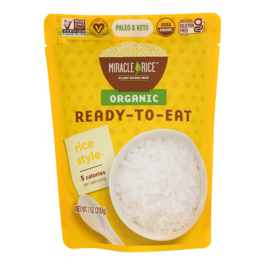 Miracle Noodle - Rte Meal Rice Style - Case Of 6 - 7 Oz - Maras Green