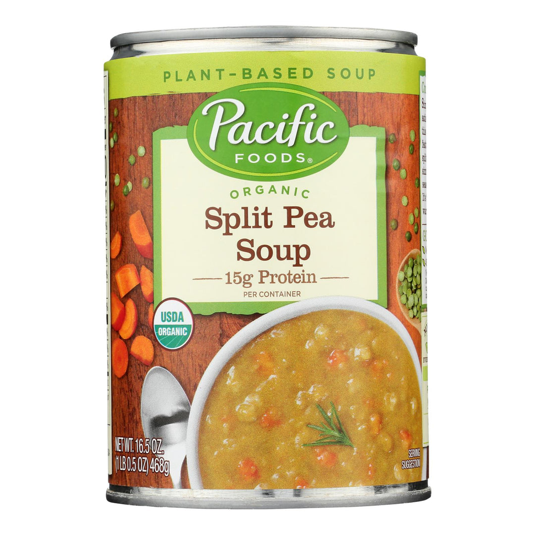 Pacific Foods - Soup Split Pea - Case Of 12 - 16.5 Oz - Maras Green