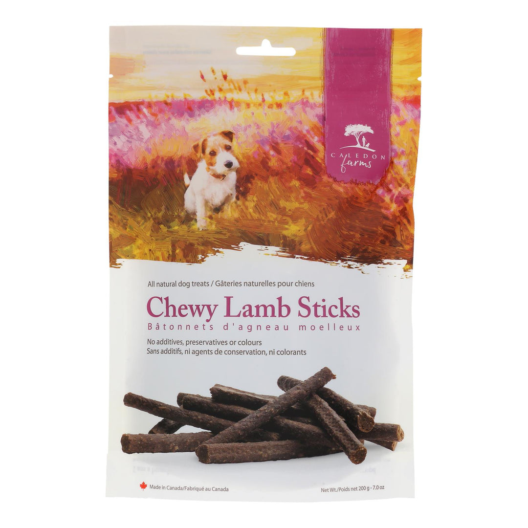 Caledon Farms - Dog Trt Chewy Lamb Stick - Case Of 4 - 7 Oz - Maras Green