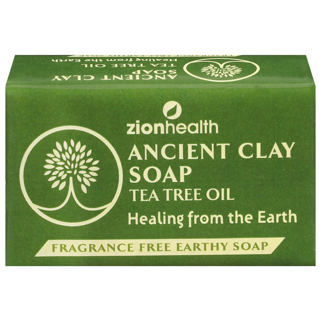 Zion Health - Ancnt Clay Soap Tea Tree - 1 Each - 6 Oz - Maras Green