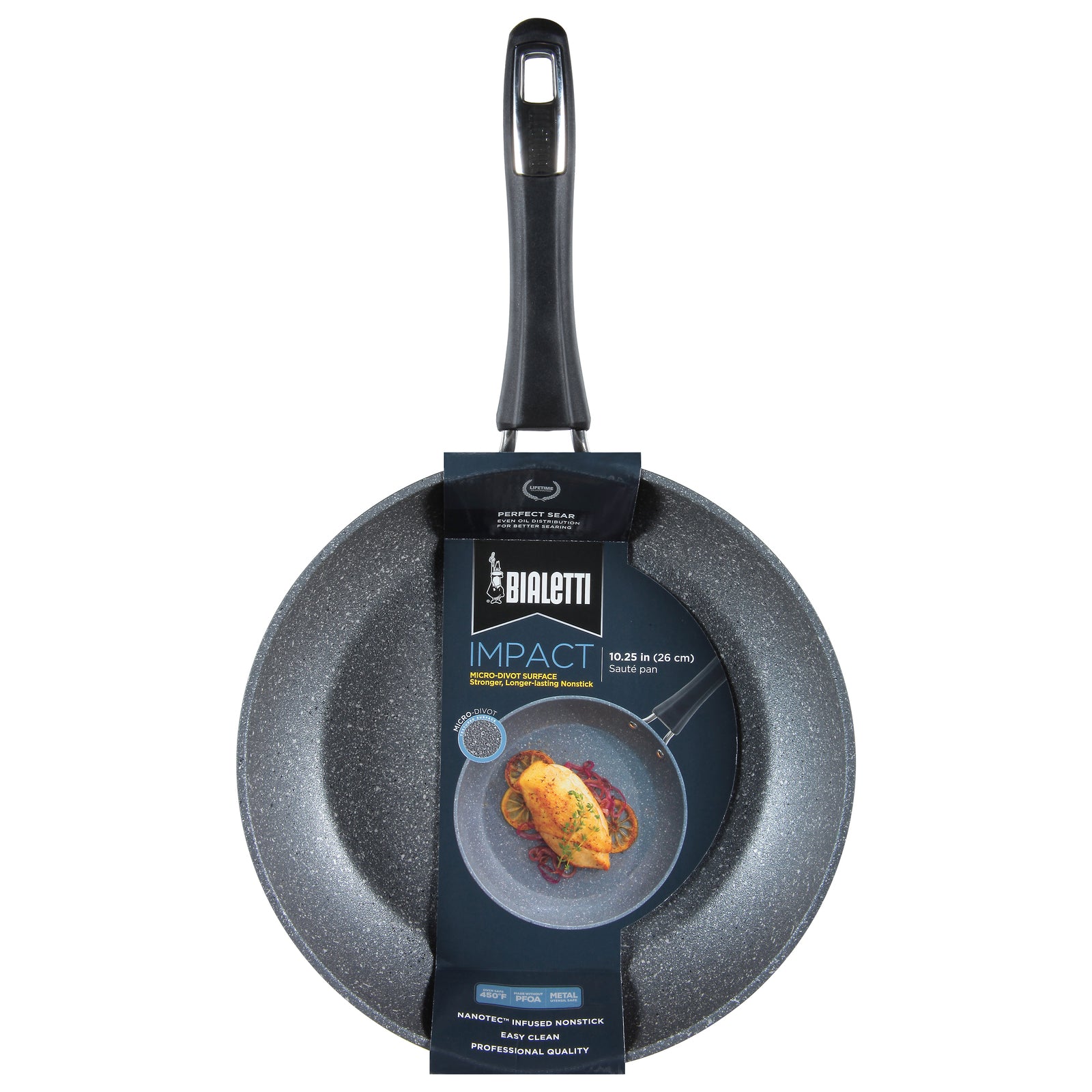 Bialetti - Pan Saute 10 In - Case Of 4 - 1 Ct - Maras Green