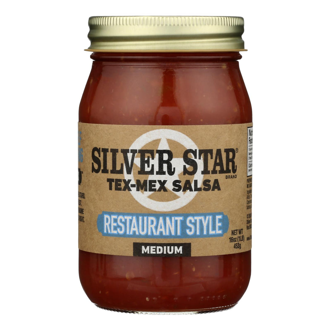 Silver Star - Salsa Restaurant Style - Case Of 6 - 16 Oz - Maras Green