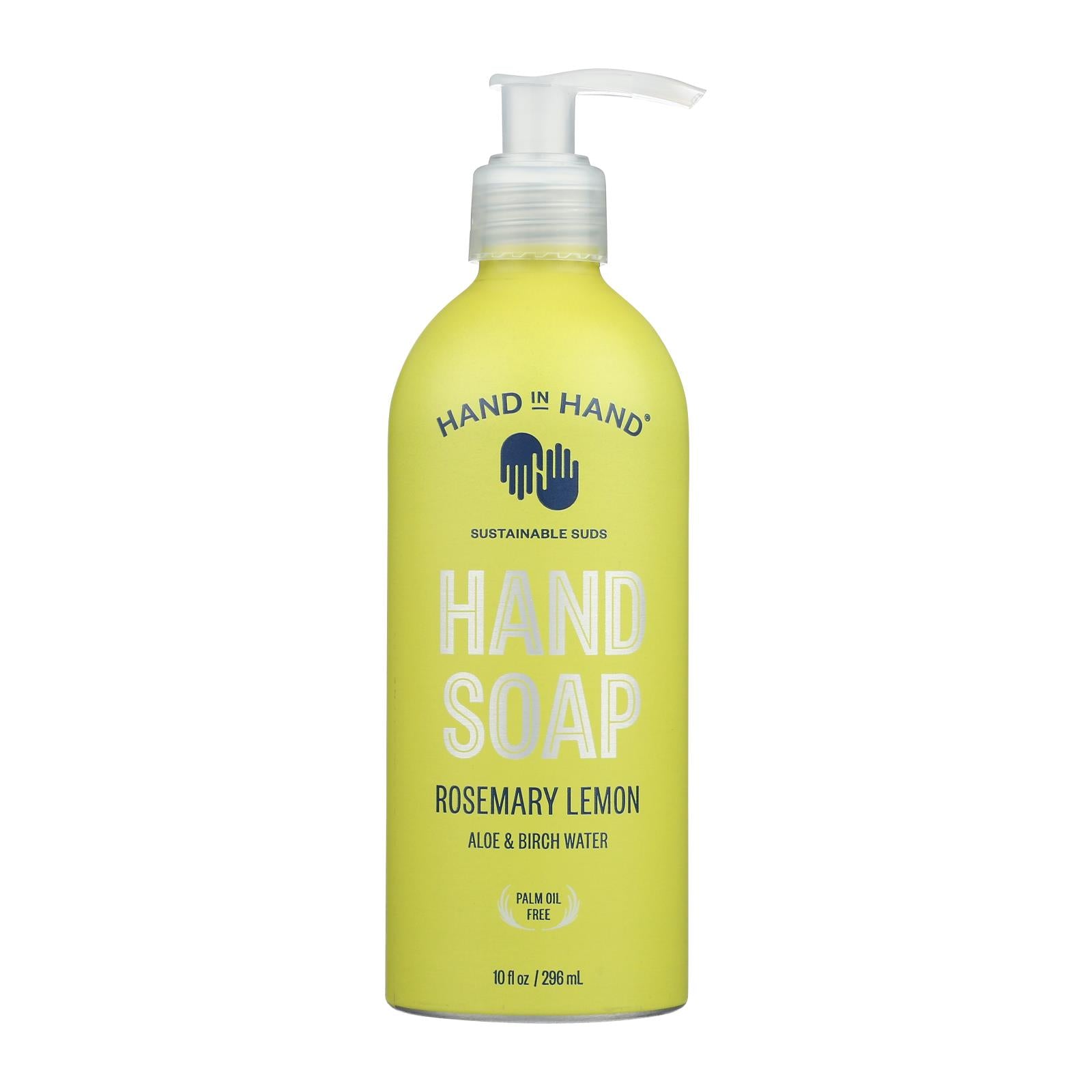 Hand In Hand - Hand Soap Rosemary Lemon - Case Of 3-10 Fz - Maras Green