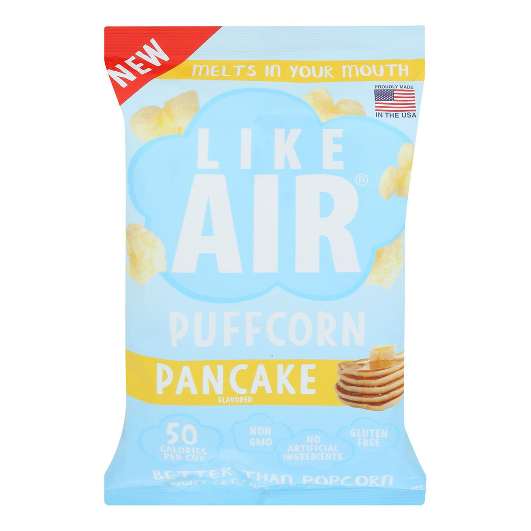 Like Air - Puffcorn Baked Pancake - Case Of 12 - 4 Oz - Maras Green