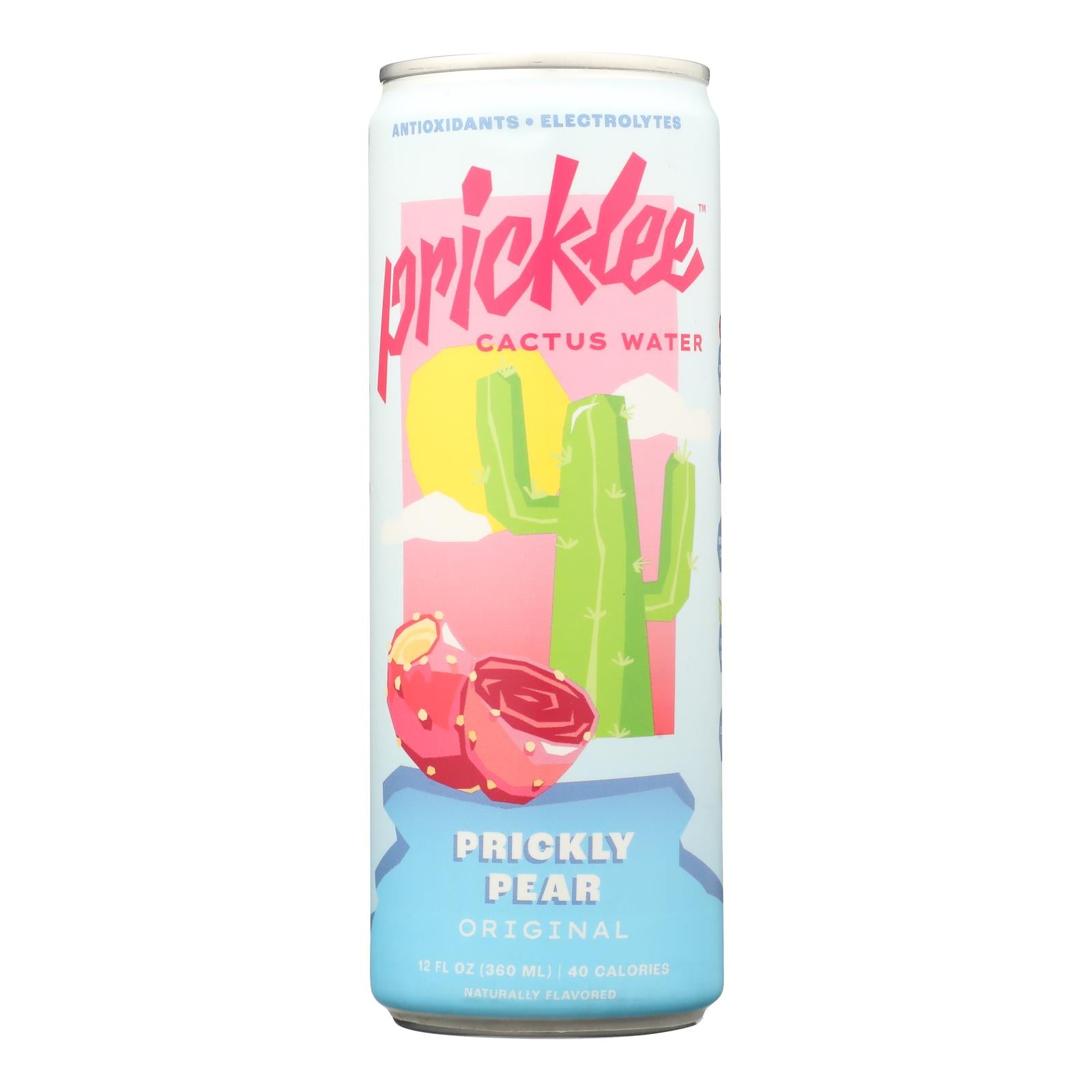 Pricklee - Watr Sprfruit Prckly Pear - Cs Of 12 - 12 Fz - Maras Green