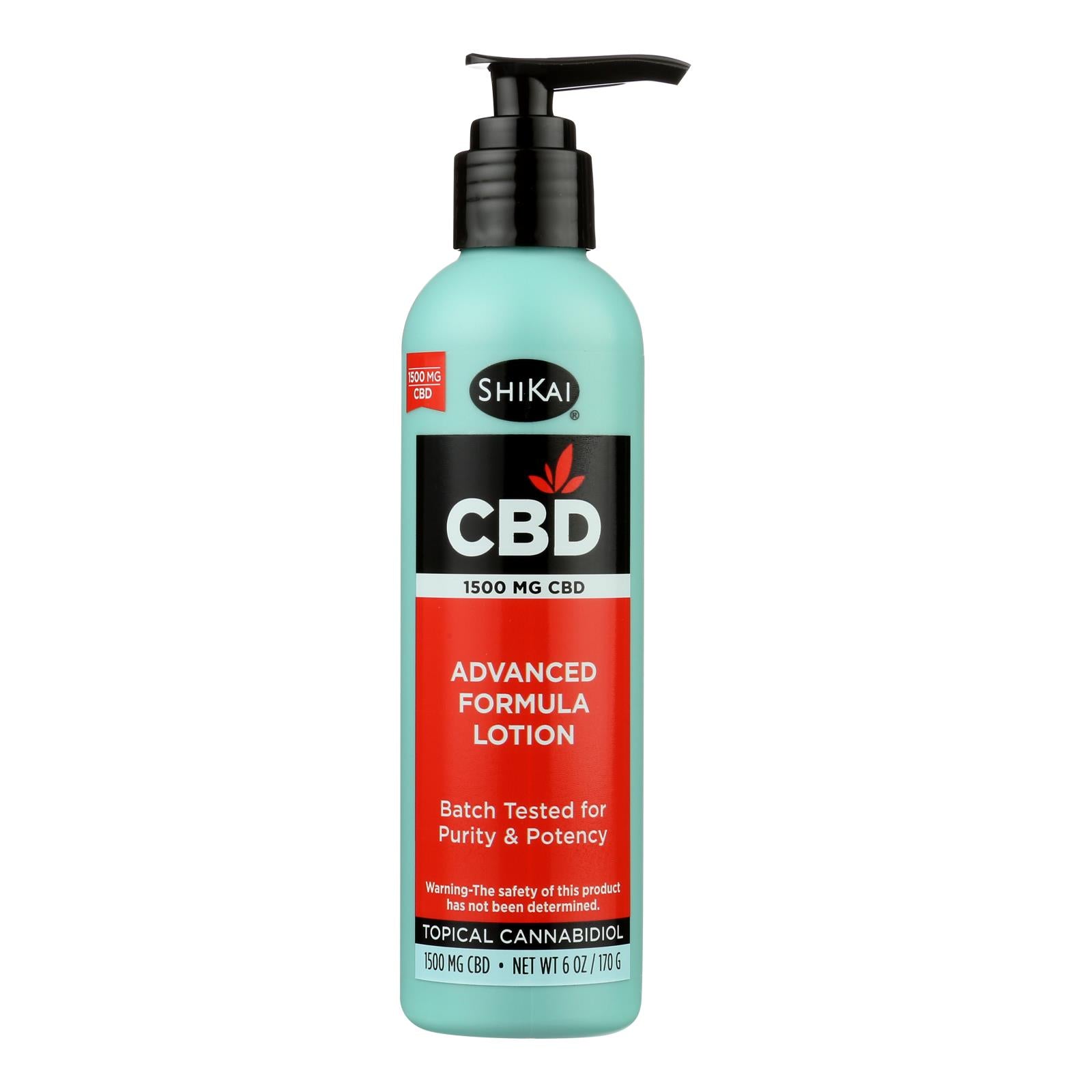 Shikai Products - Cbd Ltn Adv Tcannb 1500mg - 1 Each-6 Fz - Maras Green