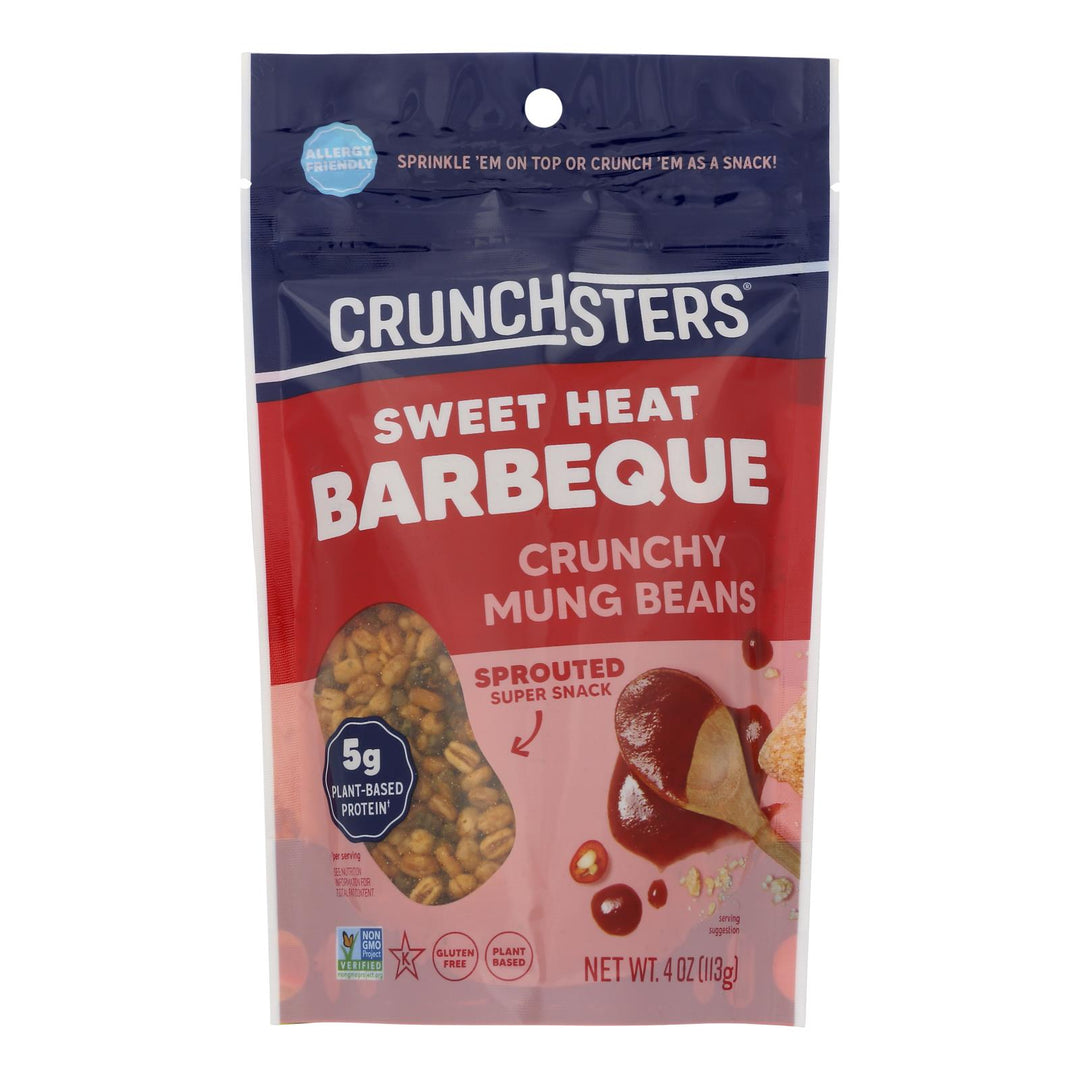 Crunchsters - Protein Snack Bbq - Case Of 6 - 4 Oz - Maras Green