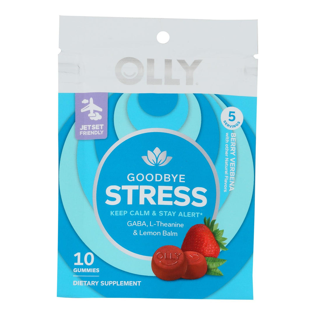 Olly - Stress Berry Verbena Gmy - Case Of 24-10 Ct - Maras Green