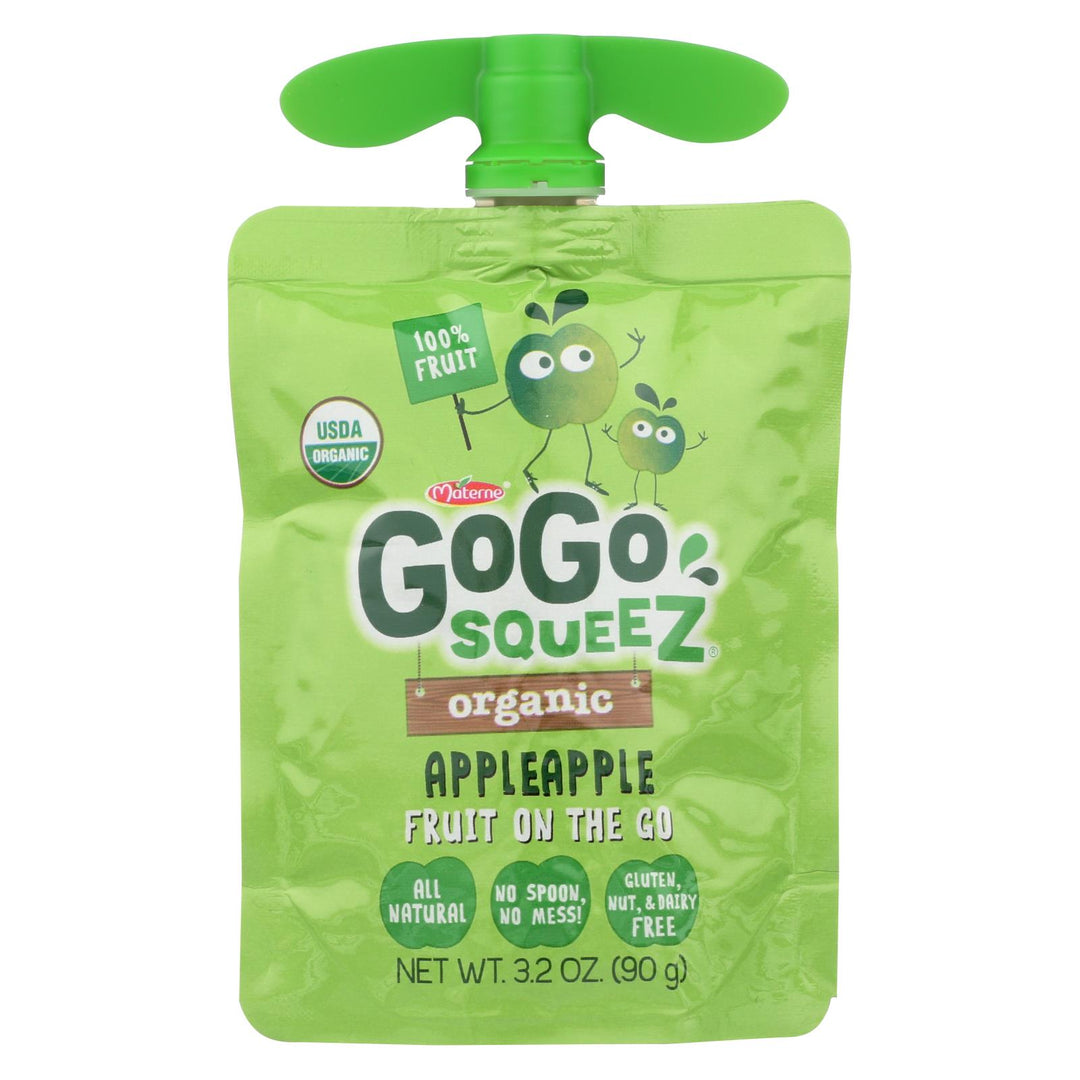 Gogo Squeez Applesauce - Case Of 6 - 12/3.2oz - Maras Green