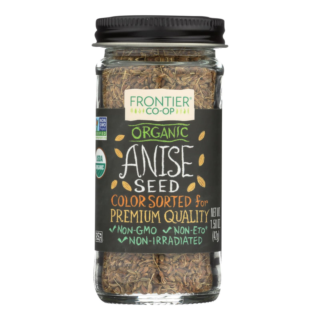 Frontier Natural Products Coop - Anise Seed Whole - 1 Each-1.50 Oz - Maras Green