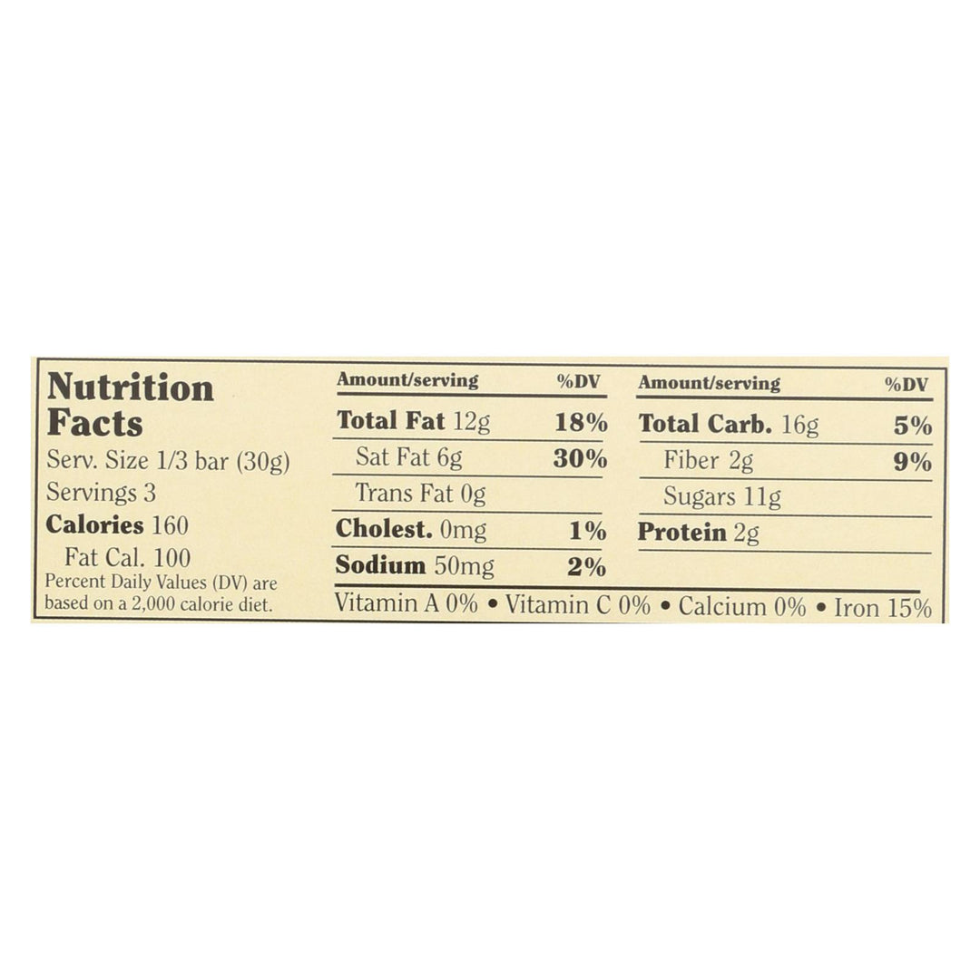 Chocolove Xoxox - Bar - Almond - Toffe - Sea Salt - Dark Chocolate - Case Of 12 - 3.2 Oz - Maras Green