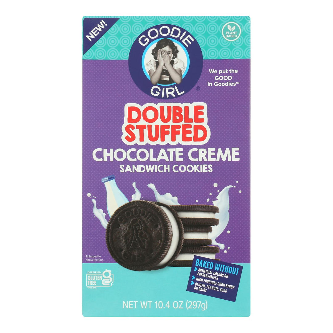Goodie Girl - Cookies Chocolate Cream Double Stuffed - Case Of 6 - 10.4 Ounces - Maras Green