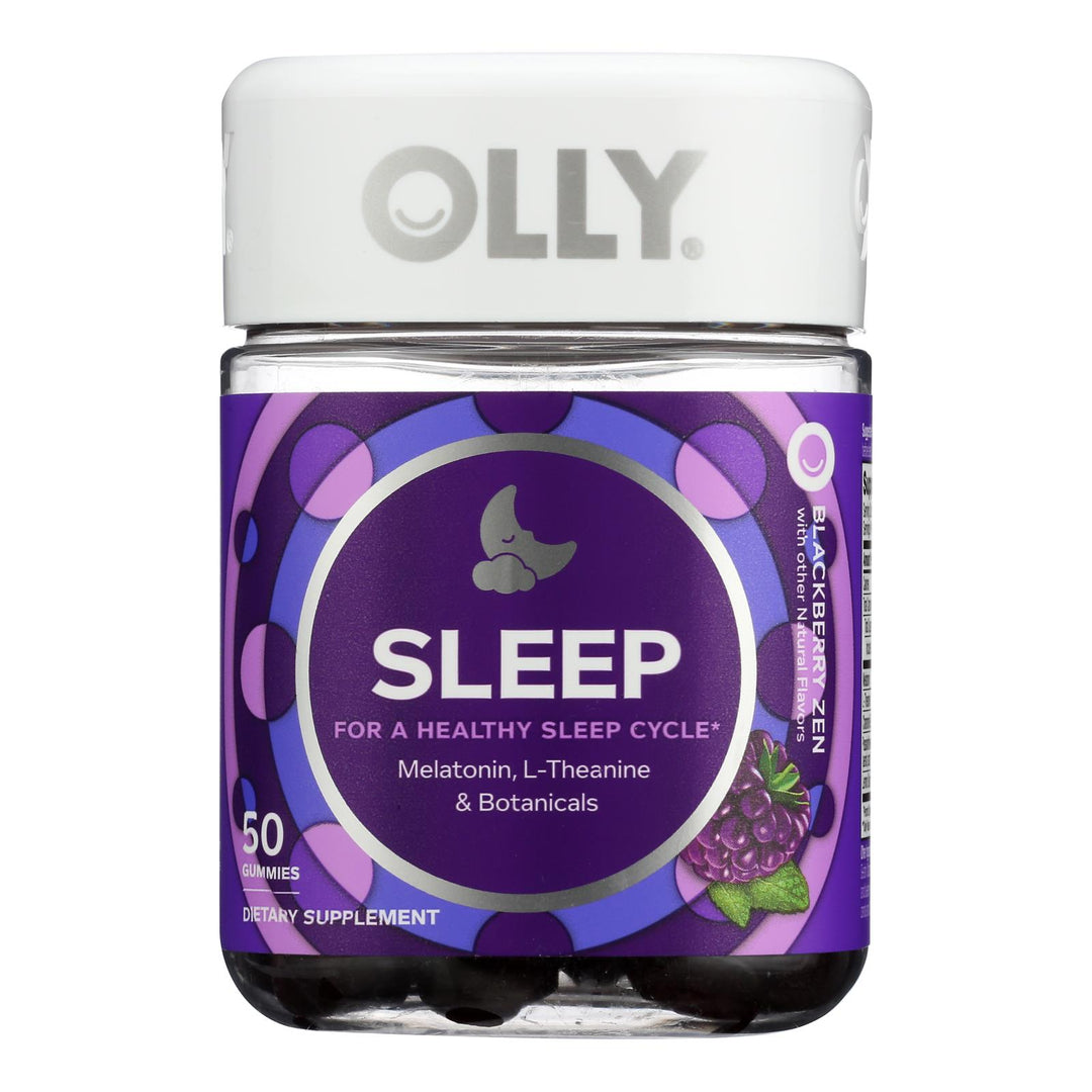 Olly - Supplement Restful Sleep Blackberry - Case Of 3 - 50 Count - Maras Green
