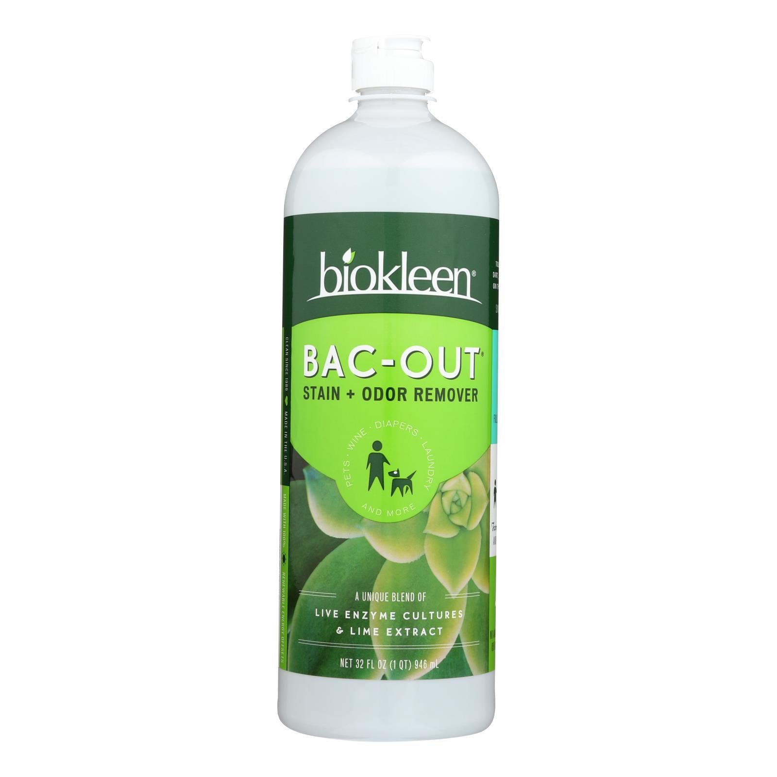 Biokleen - Stain+odor Rmvr Bac - out - Case Of 6 - 32 Fz - Maras Green