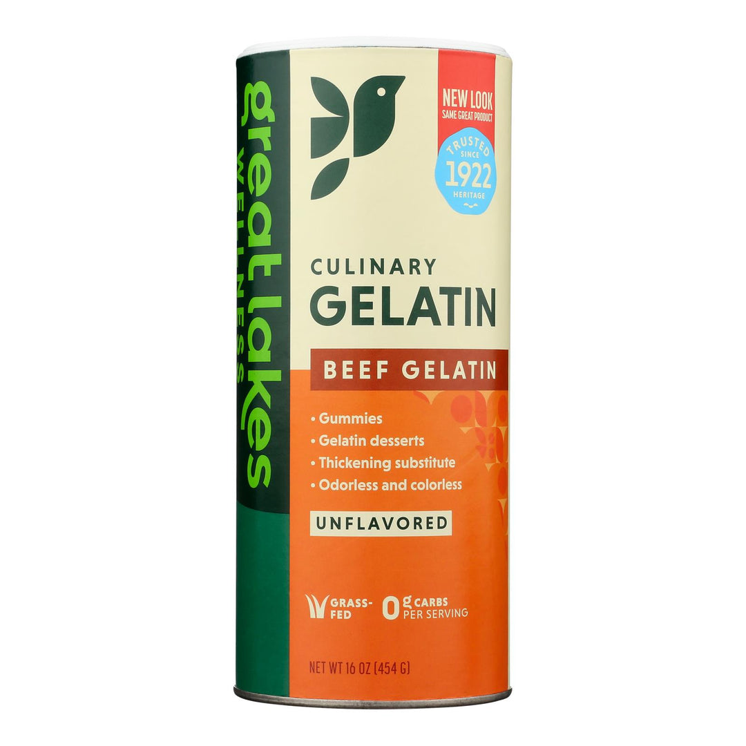 Great Lakes Wellness - Gelatin Beef - 1 Each-16 Oz - Maras Green