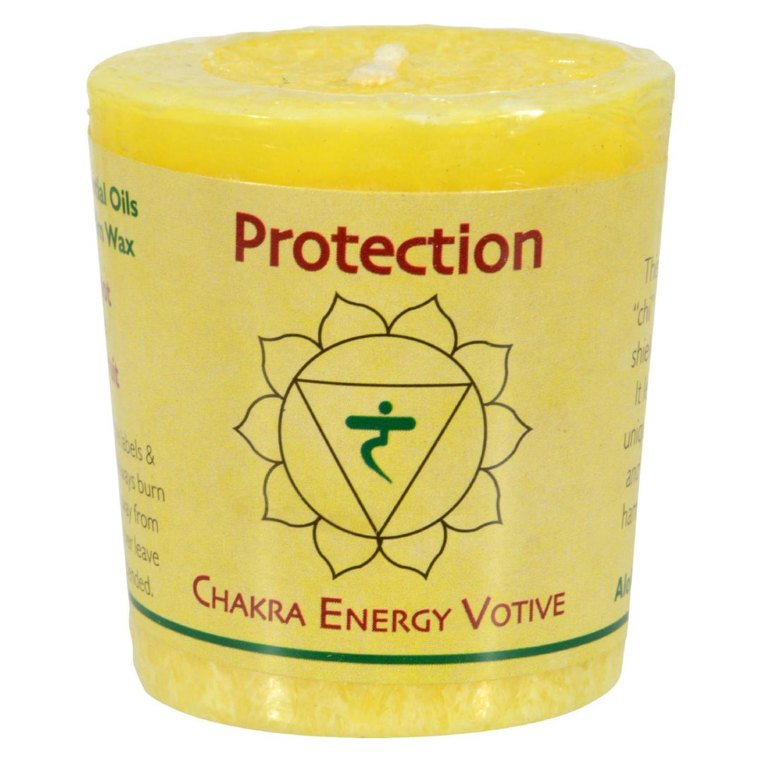 Aloha Bay - Chakra Votive Candle - Protection - Case Of 12 - 2 Oz - Maras Green