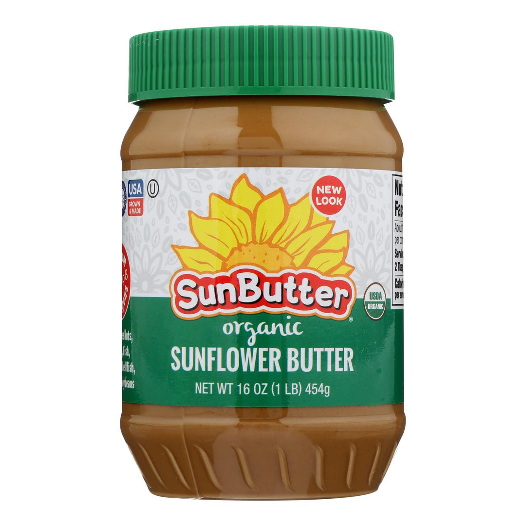 Sunbutter Sunflower Butter - Organic - Case Of 6 - 16 Oz. - Maras Green