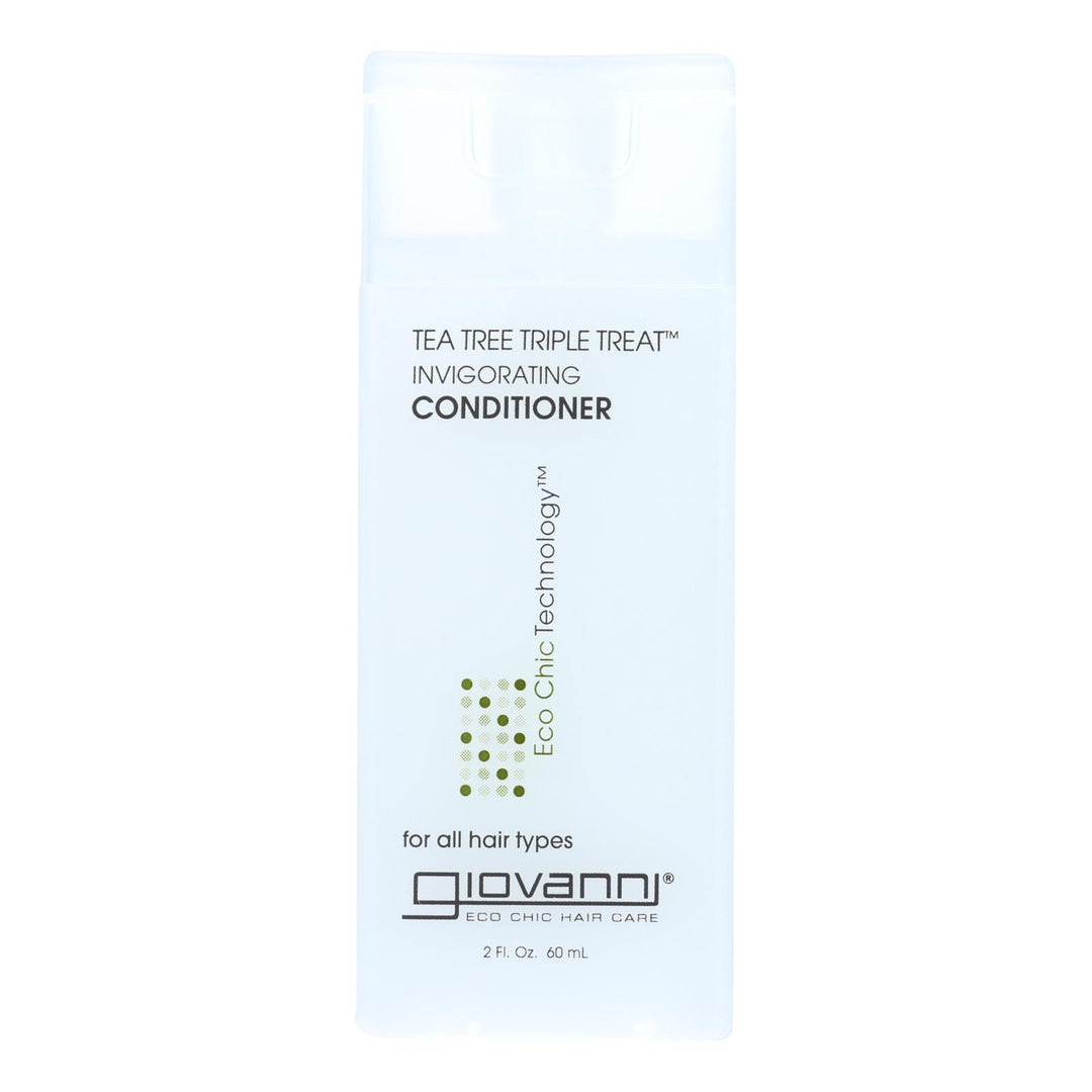 Giovanni Conditioner Tea Tree Triple Treat - 2 Fl Oz - Case Of 12 - Maras Green