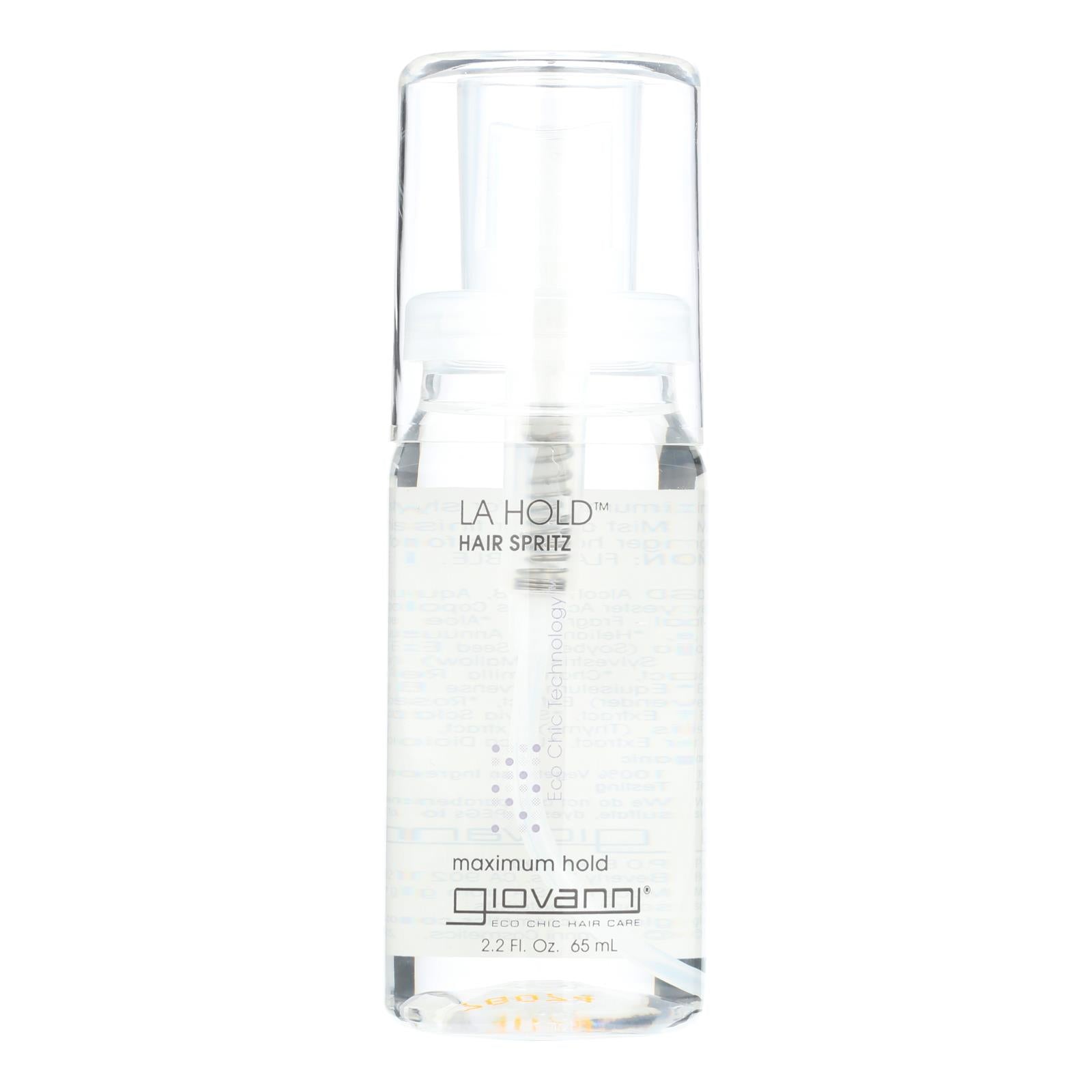 Giovanni L.a. Hold Hair Spritz - 2 Fl Oz - Case Of 12 - Maras Green
