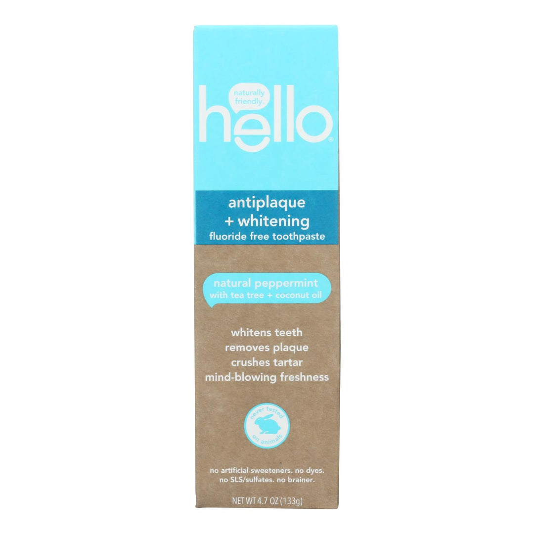 Hello Products Llc - Thpst Antiplq+wht Flrd Fr - Case Of 6-4.7 Oz - Maras Green