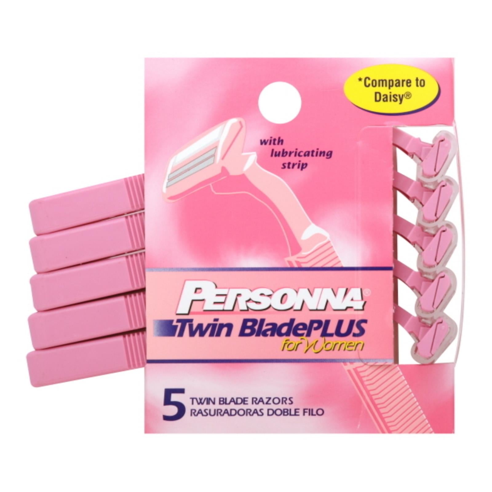 Personna Razor Blades - Twin Blade Plus - 5 Pack - Maras Green