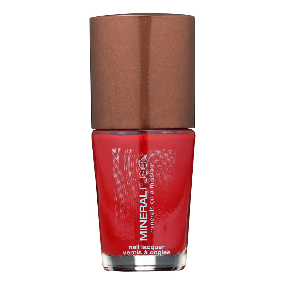 Mineral Fusion - Nail Polish - Fiery Lava - 0.33 Oz. - Maras Green