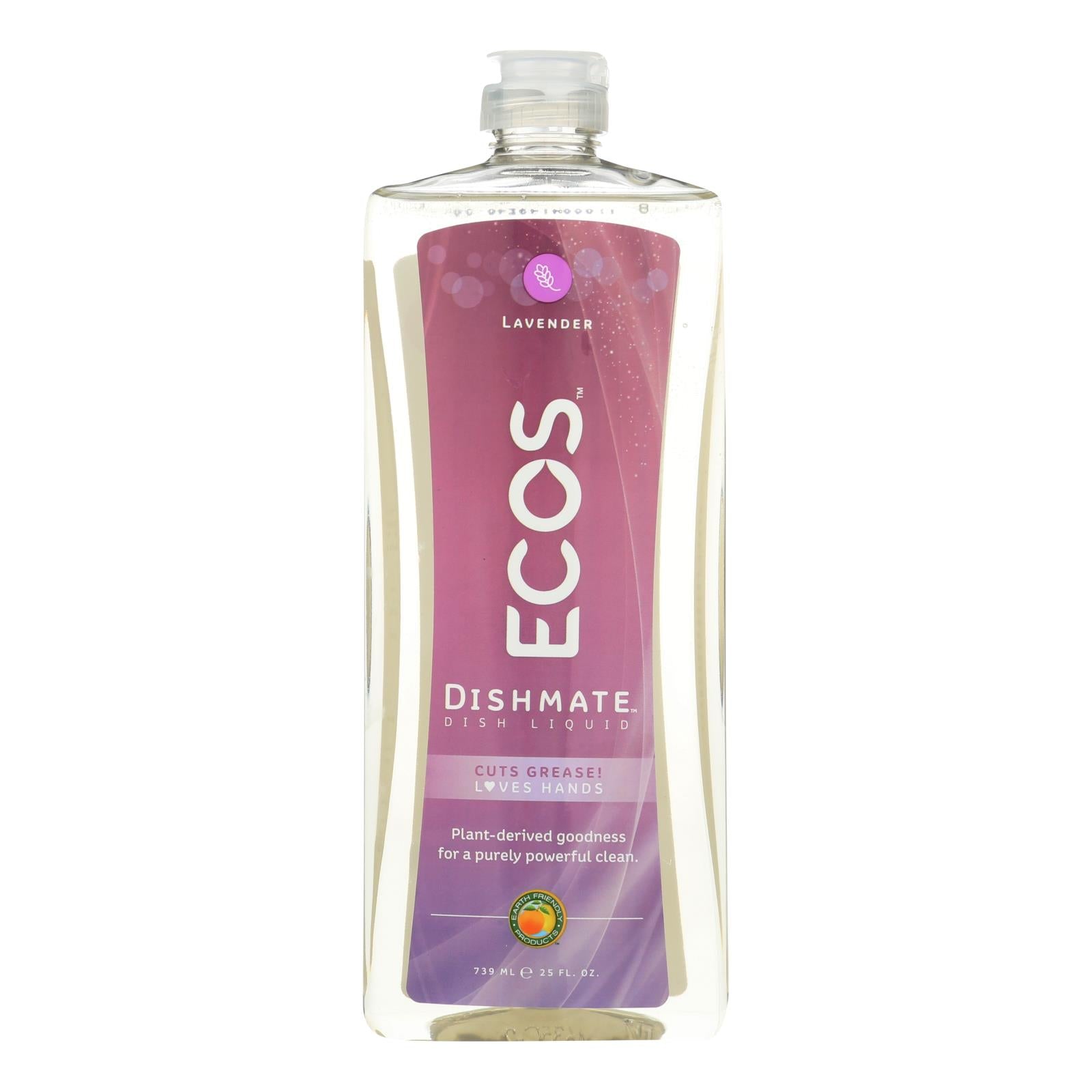 Earth Friendly Dishmate - Lavender - 25 Oz - Case Of 6 - Maras Green
