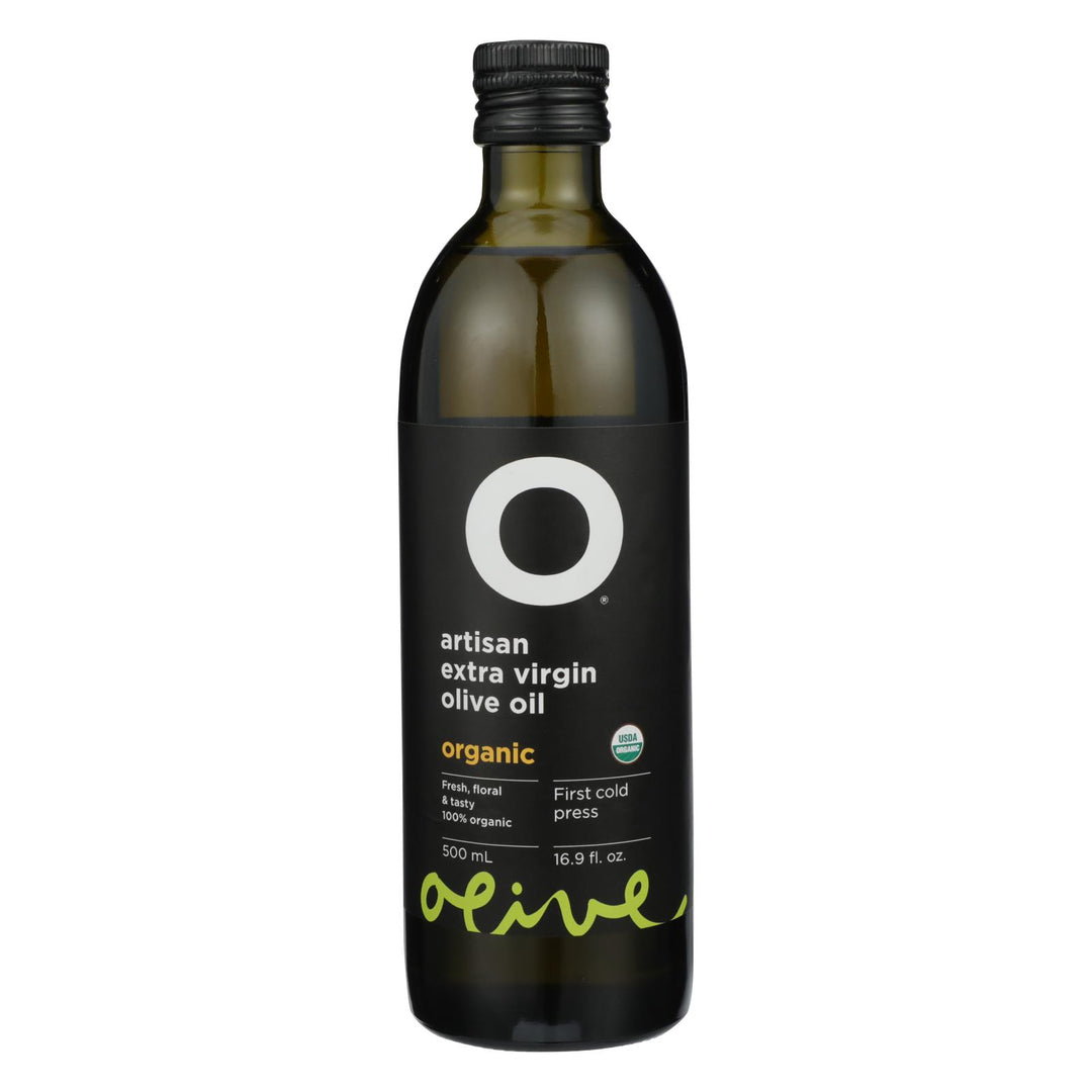 O Olive Oil - 100% Organic Extra Virgin Olive Oil - Case Of 6 - 16.9 Fl Oz - Maras Green