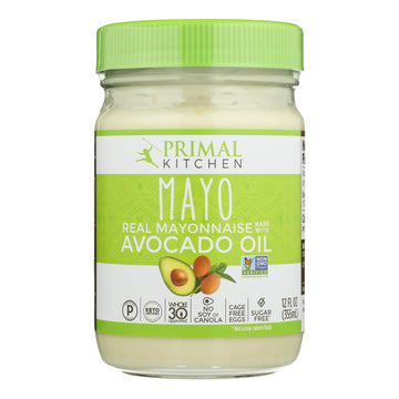 Primal Kitchen Mayo - Avocado Oil - Case Of 6 - 12 Fl Oz. - Maras Green