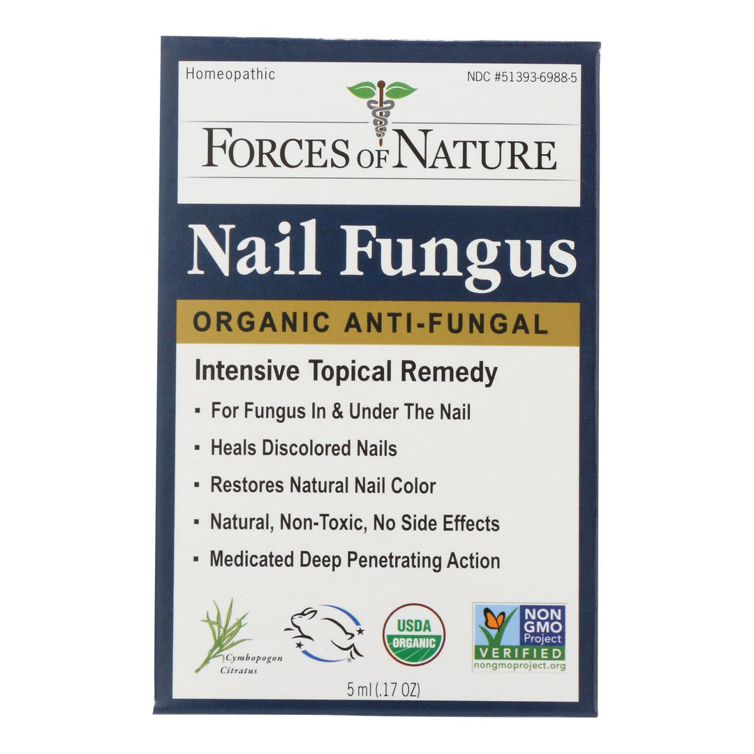 Forces Of Nature Nail Fungus Control - 1 Each - 5 Ml - Maras Green