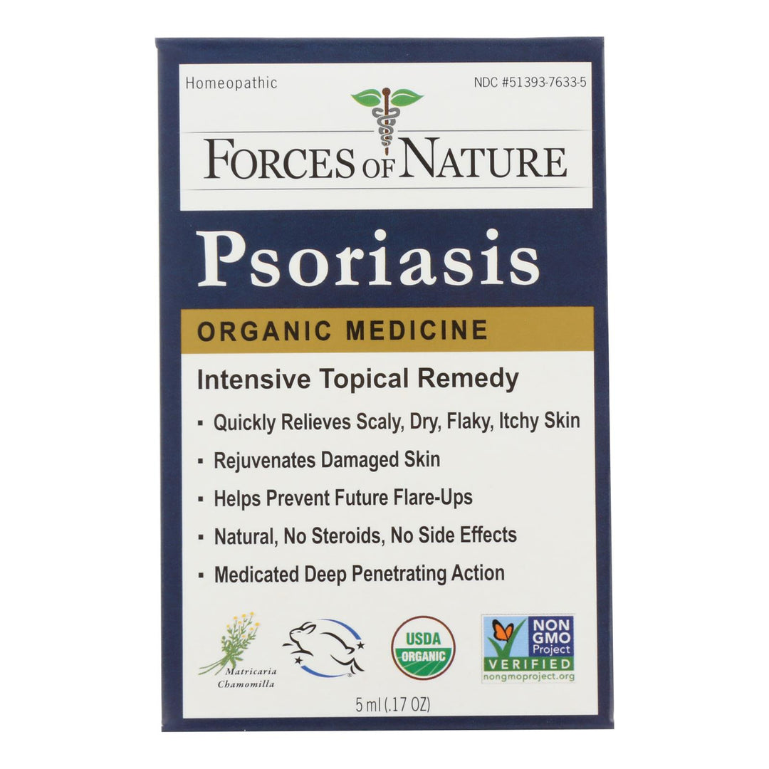 Forces Of Nature - Psoriasis Relief - 1 Each - 5 Ml - Maras Green