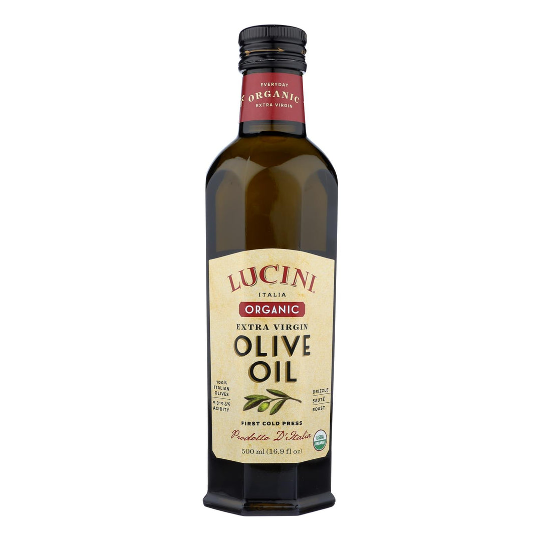 Lucini Italia Extra Virgin Olive Oil - Case Of 6 - 16.9 Fz - Maras Green