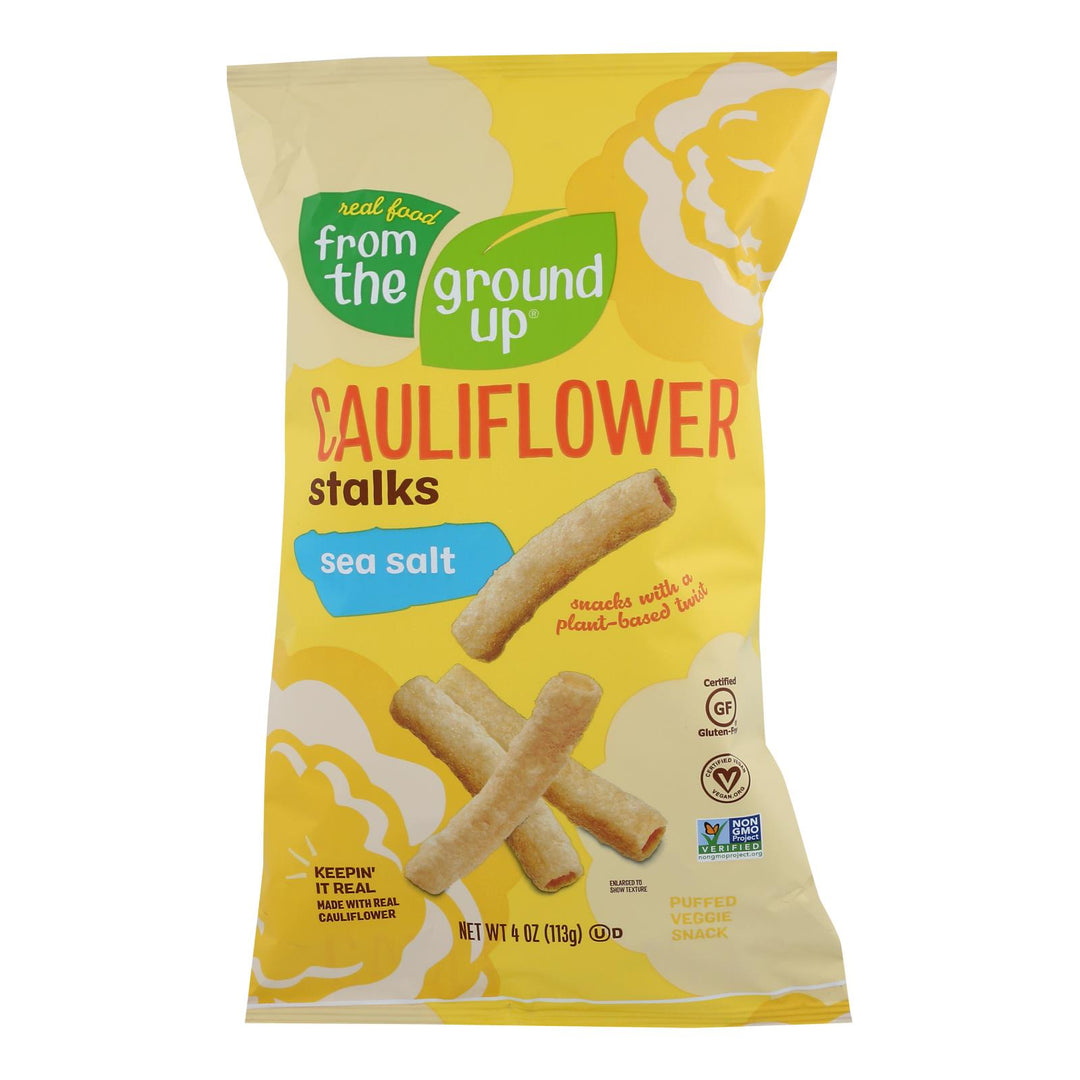 From The Ground Up - Stalk Sea Salt Cauliflwr - Case Of 12 - 4 Oz - Maras Green