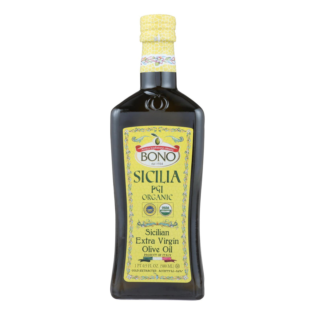 Bono - Evoo Sicilia Pgi - Case Of 6 - 16.9 Fz - Maras Green