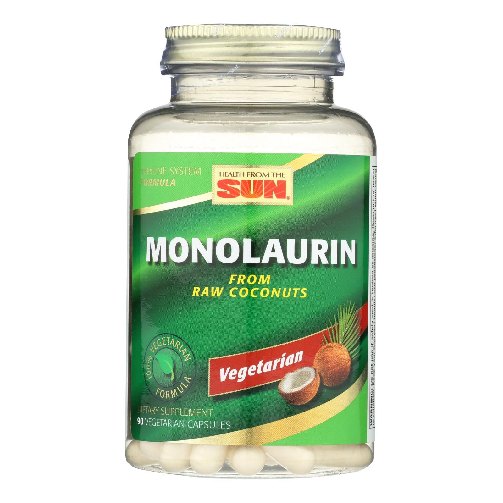 Health From The Sun Monolaurin - 1 Each - 90 Vcap - Maras Green
