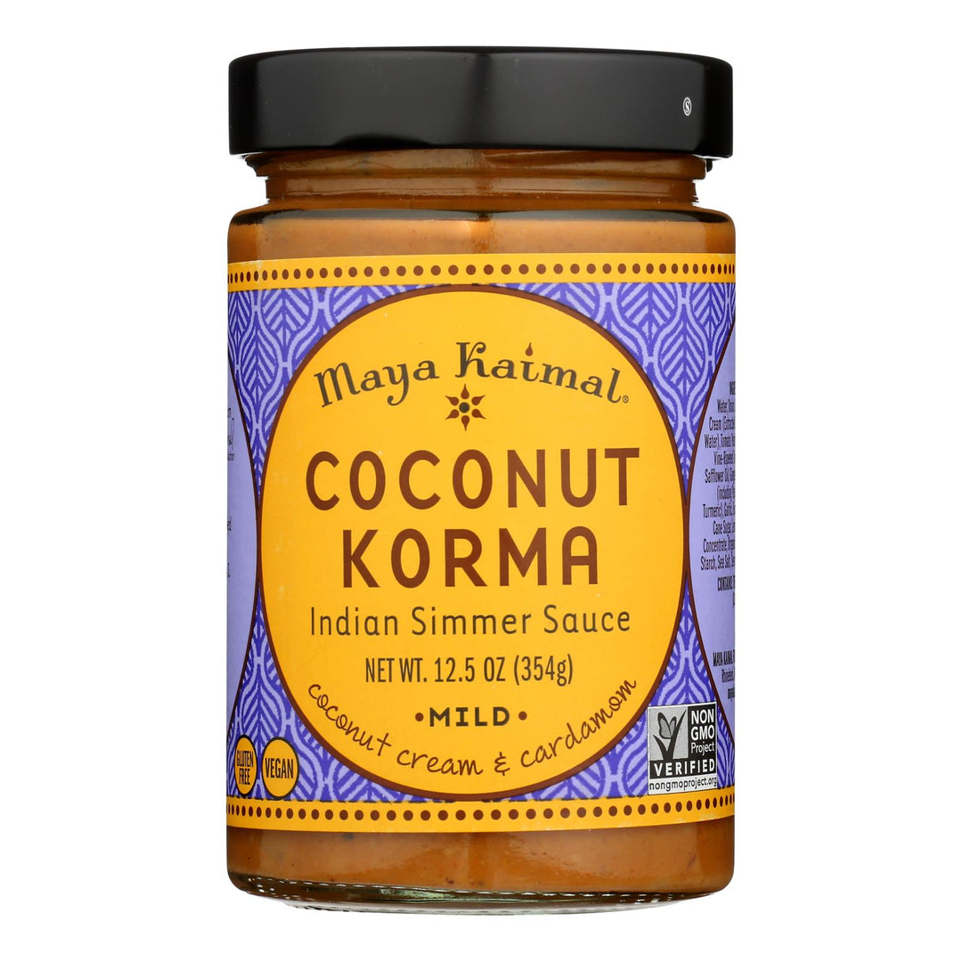Maya Kaimal - Smmr Sauce Coconut Korma - Case Of 6 - 12.5 Oz - Maras Green