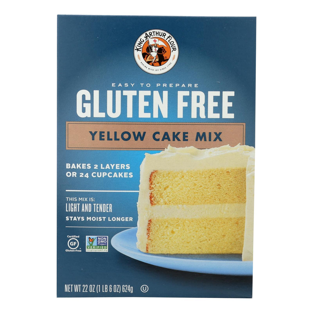 King Arthur Yellow Cake Mix - Case Of 6 - 22 Oz. - Maras Green