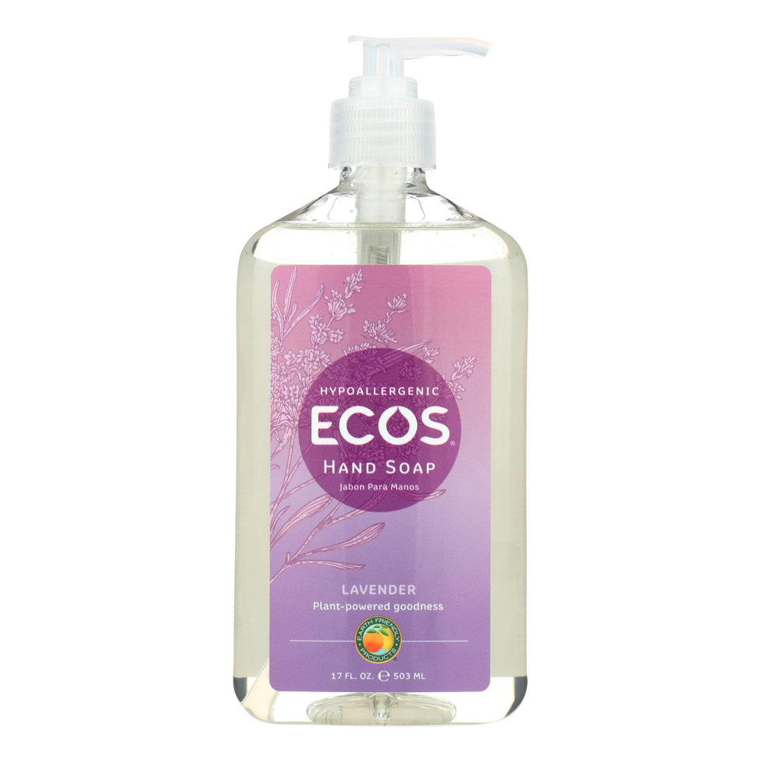 Earth Friendly Hand Soap - Lavender - Case Of 6 - 17 Fl Oz. - Maras Green
