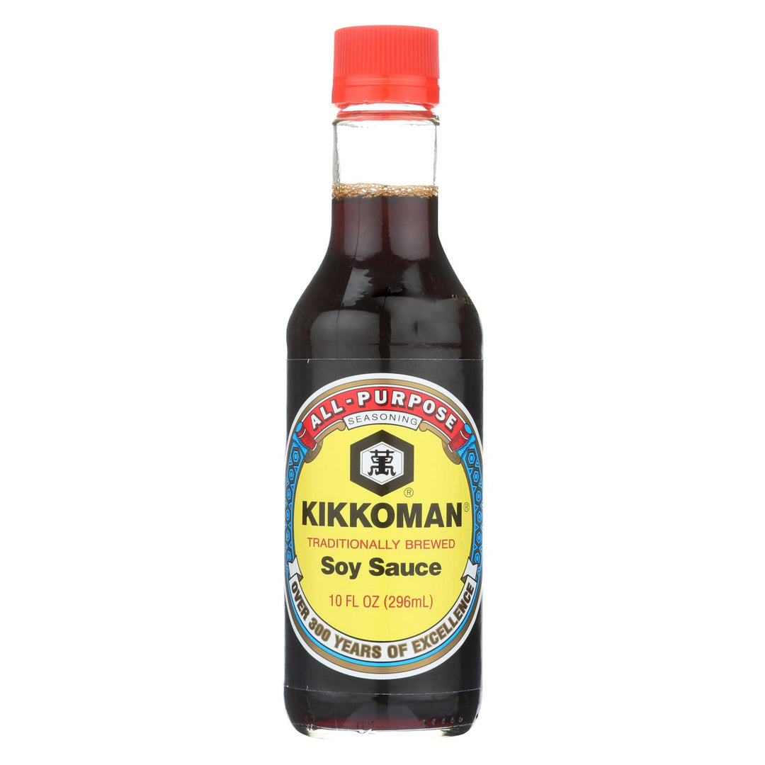 Kikkoman Sauce - Soy - Case Of 12 - 10 Fl Oz - Maras Green
