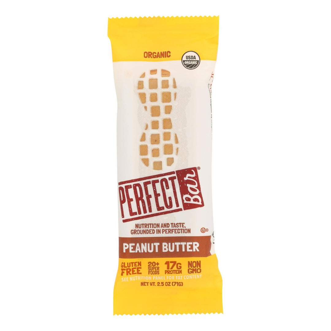 Perfect Bar Peanut Butter Bar - Case Of 8 - 2.5 Oz - Maras Green