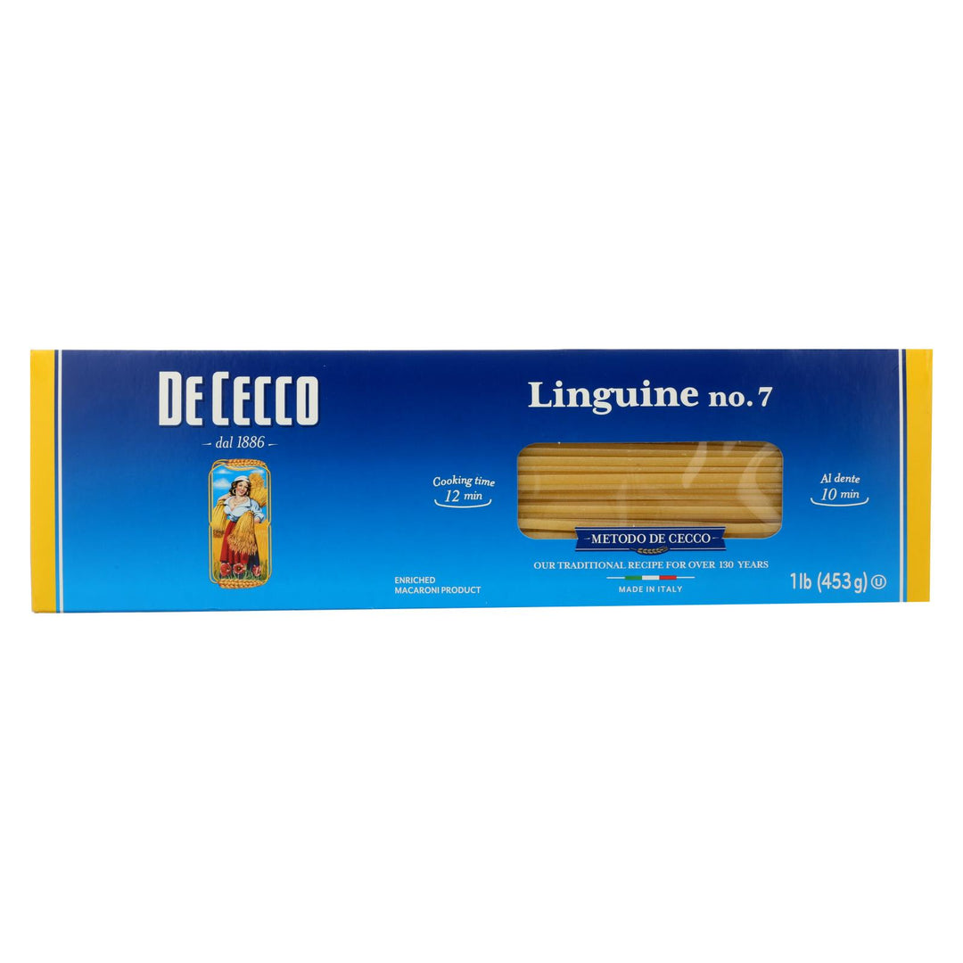 De Cecco Pasta - Linguine Pasta - Case Of 20 - 16 Oz. - Maras Green