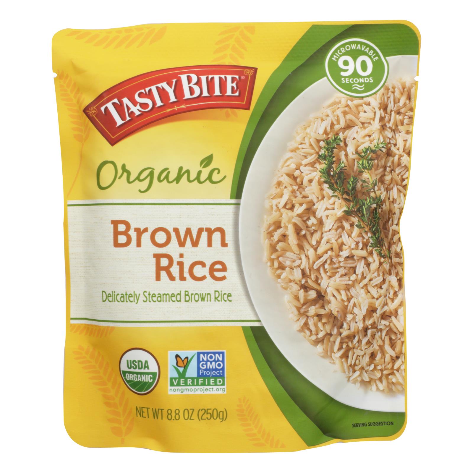 Tasty Bite - Rice Brown - Case Of 12 - 8.8 Oz - Maras Green