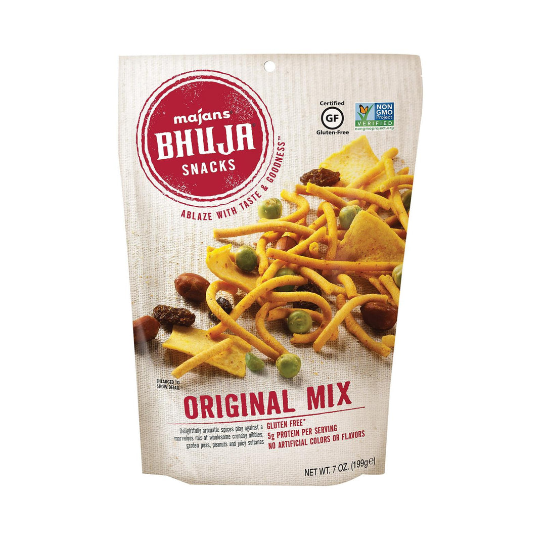 Bhuja Snacks - Original Mix - Case Of 6 - 7 Oz. - Maras Green