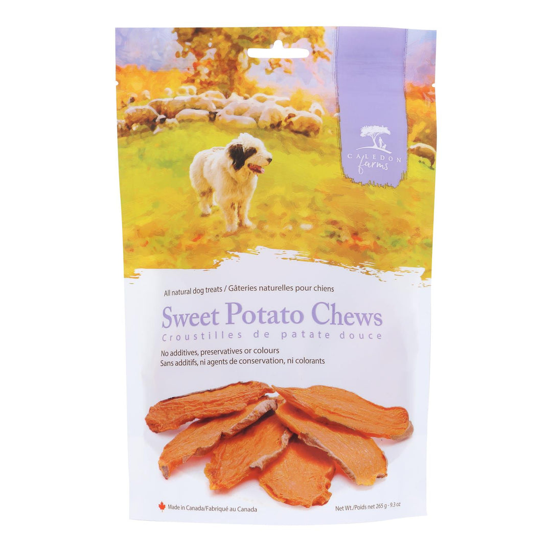Caledon Farms - Dog Treat Sweet Potato Chew - Case Of 4 - 9.3 Oz - Maras Green