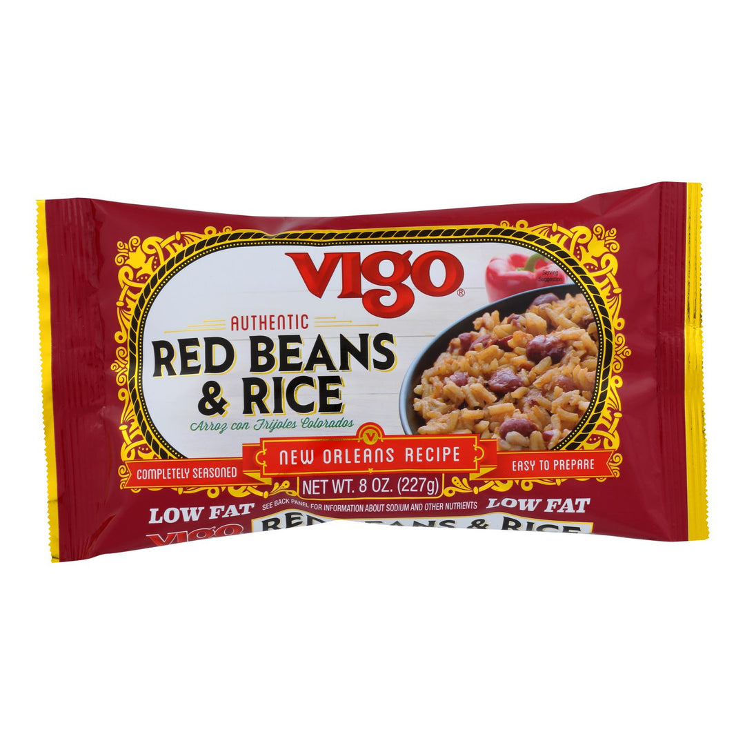 Vigo Red Beans And Rice - Case Of 12 - 8 Oz. - Maras Green