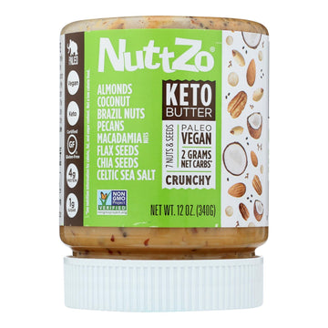 Nuttzo - Nut & Seed Butter Keto - Case Of 6 - 12 Oz - Maras Green