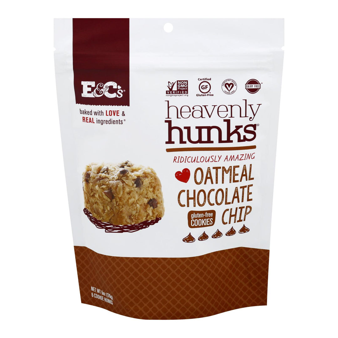 Heavenly Hunks - Cookie Oatmeal Chocolate Chip - Case Of 6 - 6 Oz - Maras Green