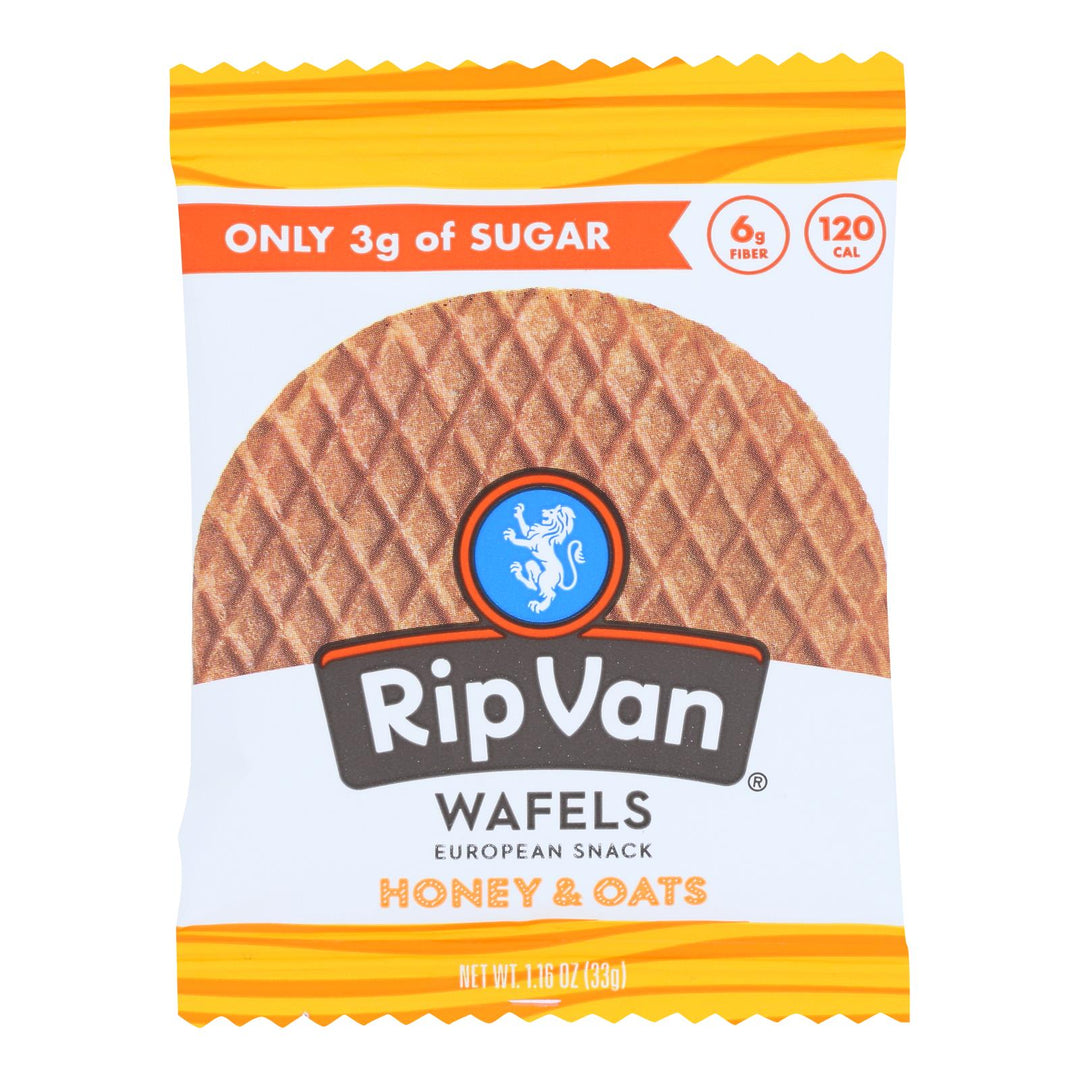 Rip Van Wafels - Wafel Honey Oats - Cs Of 12 - 1.16 Oz - Maras Green